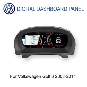 Digitalna instrument tabla za Volkswagen Golf 6 2008–2014, 12,3-inčni IPS LCD