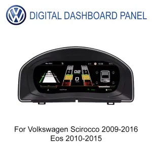 Volkswagen Scirocco 2009–2016 i Eos 2010–2015, 10,25-inčni digitalni instrument tabla, prednji pogled