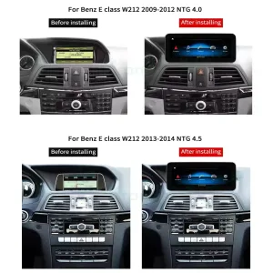 Mercedes E W212 Android Head Unit 2009–2016 4 Mercedes E W212 Android glavna jedinica 2009–2016 | CarPlay DSP