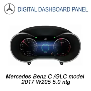 Mercedes C GLC digitalna instrument tabla 2017 W205 NTG 5.0 | 12,3″ CarPlay