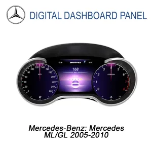 Mercedes ML GL digitalna instrument tabla 2005–2010 | 12,3″ CarPlay, Android Auto