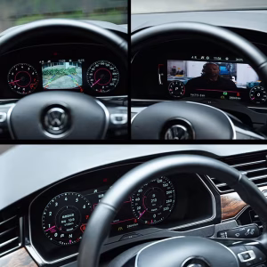 Instalirana Volkswagen Tiguan Digital Instrument Cluster 2009–2017 12.3 inch s punim LCD interfejsom