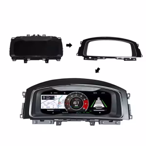 Mounting frame for Volkswagen Digital Instrument Cluster Golf 7 Passat B8 CC 12.3 inch display