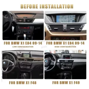 BMW X1 Android glavna jedinica 2009–2015 | CarPlay stereo
