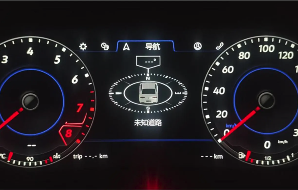 Automobilski LCD instrument tabla