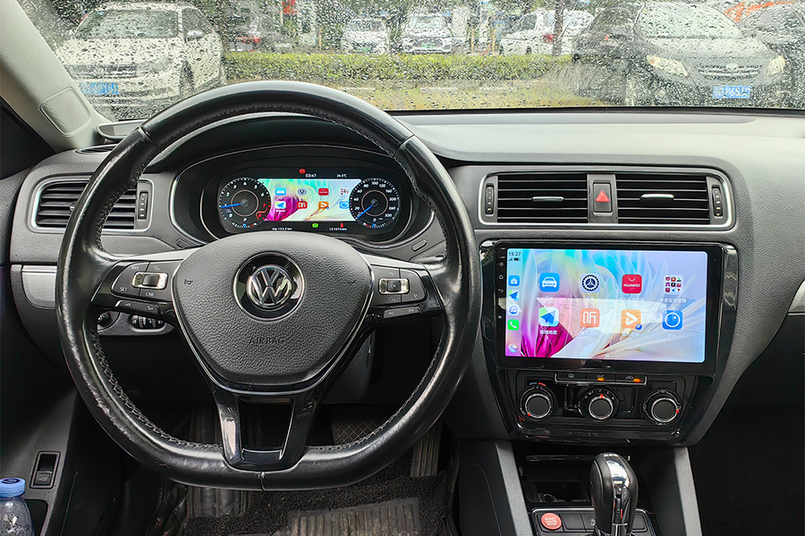 VW Jetta digital instrument cluster