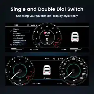 Nadogradnja digitalne instrument table F150 12.3" za Ford Raptor (2015-2020) 7 instrument tabla u stilu virtualnog kokpita