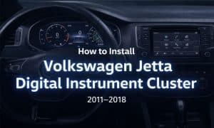 Kako instalirati digitalnu instrument tablu za Volkswagen Jettu