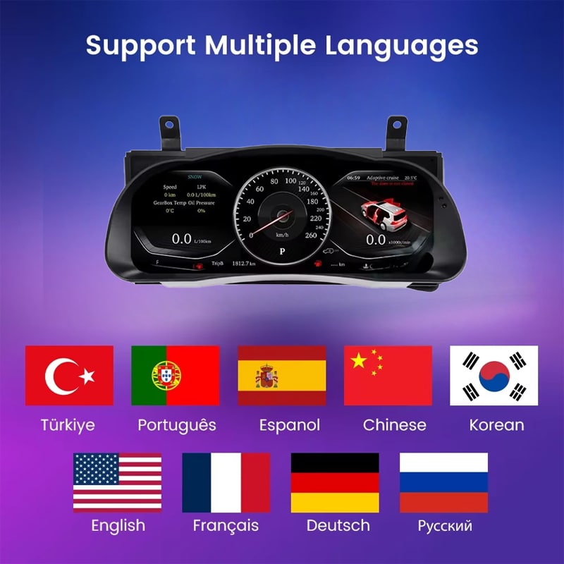 Toyota Highlander Digitalna instrument tabla 2015-2019