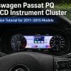 Ugradnja digitalne instrument table Passata