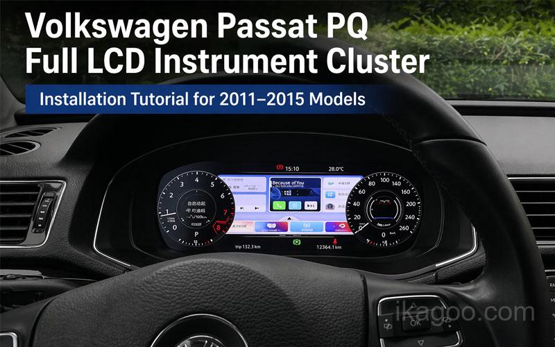 Ugradnja digitalne instrument table Passata
