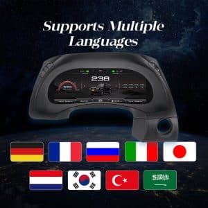 Nissan Patrol Y62 digitalna instrument tabla — višezavršna podrška
