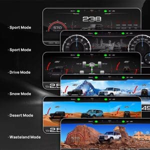 Nissan Patrol Y62 digitalna instrument tabla — višezavršna podrška