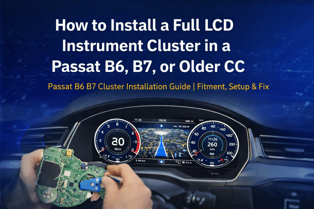 Vodič za instalaciju instrument table Passat B6 B7 | Ugradnja, podešavanje i popravak
