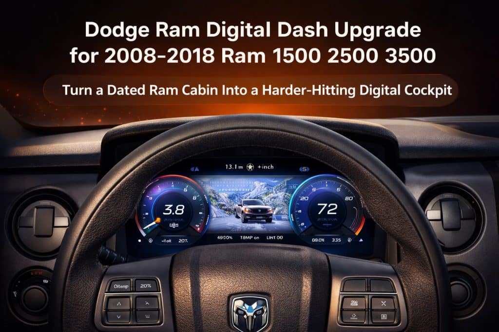 Nadogradnja digitalne instrument table Dodge Ram