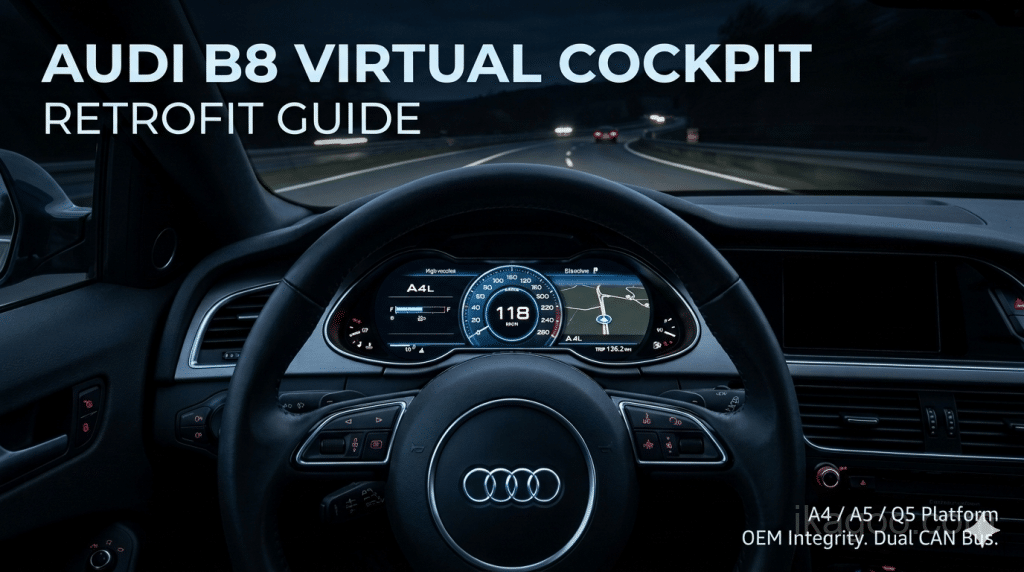 Audi Q5 8R Virtual Cockpit Instalacija