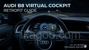Audi Q5 8R Virtual Cockpit Instalacija