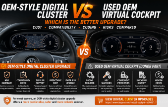 Najbolja nadogradnja digitalnog instrument panela: OEM stil vs korišteni OEM Virtual Cockpit
